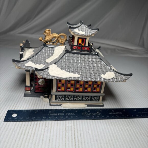 Department 56 Snow Village Lucky Dragon Restaurant 56.55011 Vintage READ - Picture 2 of 9